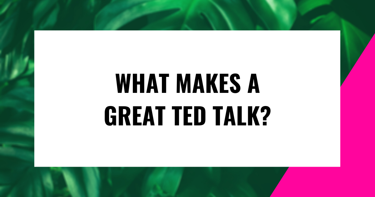 What Makes a Great TED Talk?